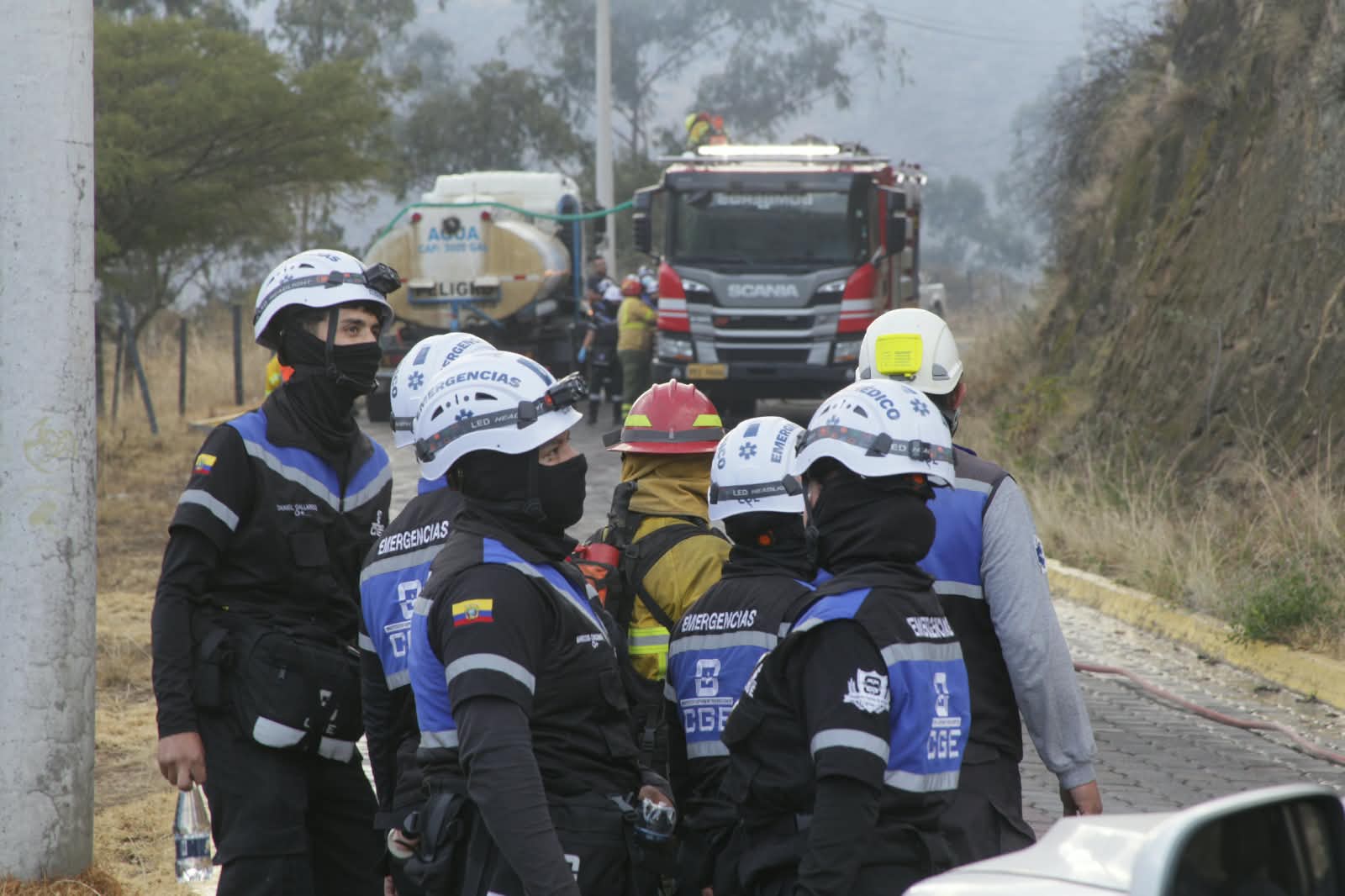Voluntarios de Consulting Group Ecuador brindaron apoyo durante incendios forestales en Quito